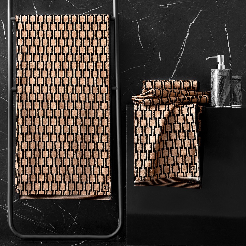 Полотенце Togas Тенно бронзово-черное 40х60 см полотенце togas пуатье изумрудное 40х60 см
