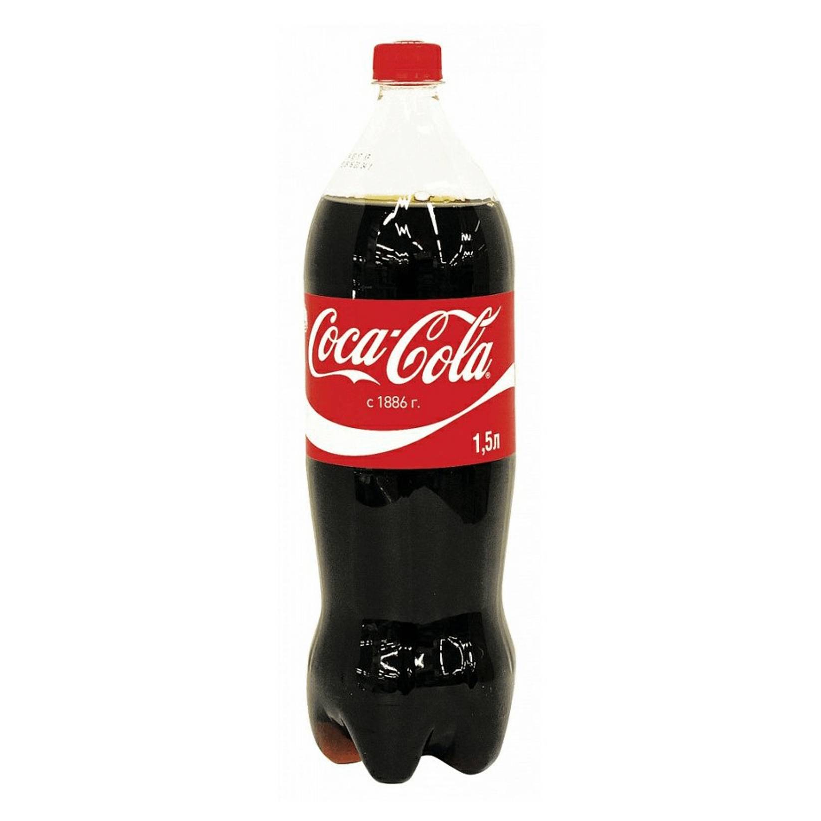 Напиток газированный Coca-Cola 1,5 л напиток газированный evervess кола 0 25 л
