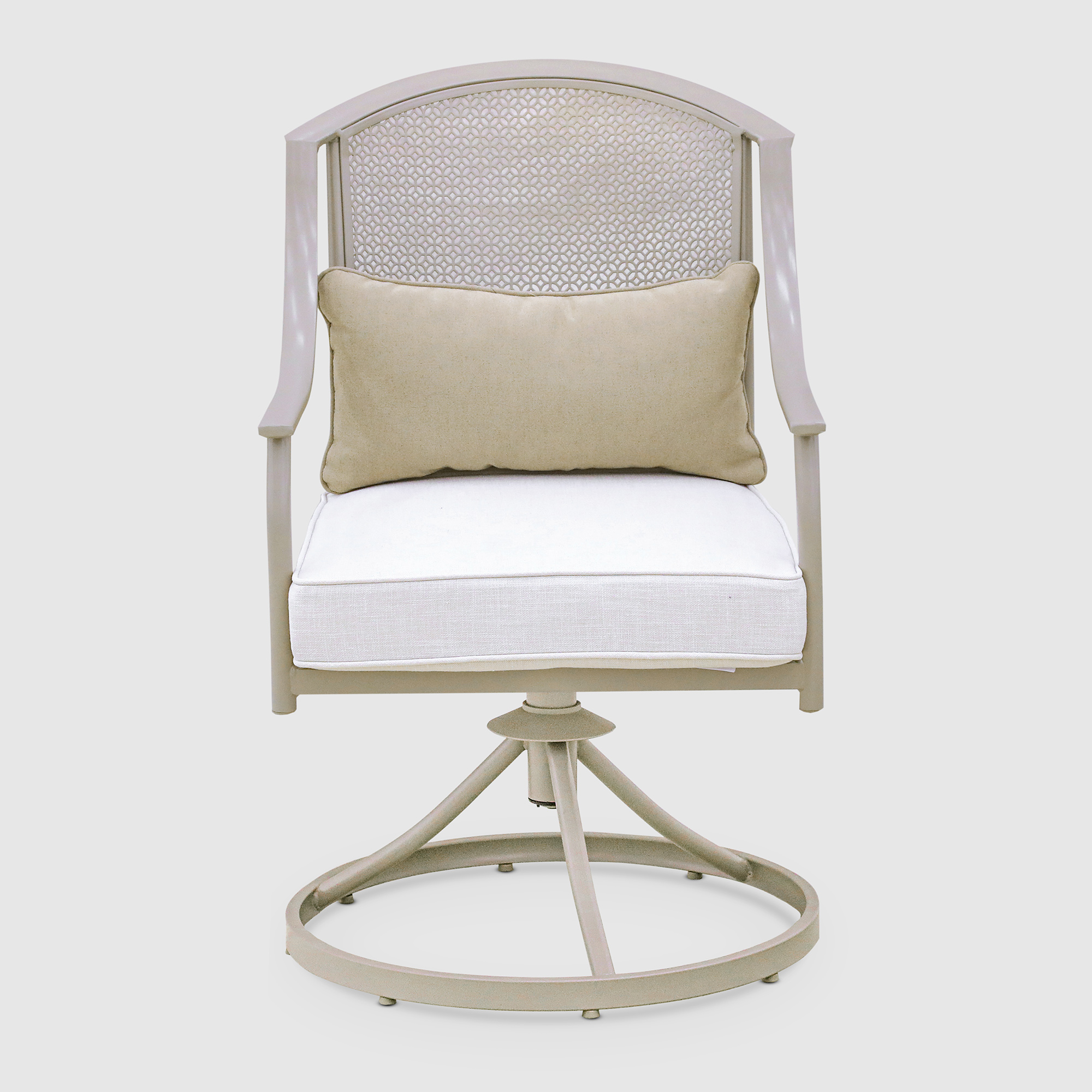 Комплект мебели Greenpatio с вращающимися стульями 5 предметов, цвет тауп, размер 122х70 - фото 5