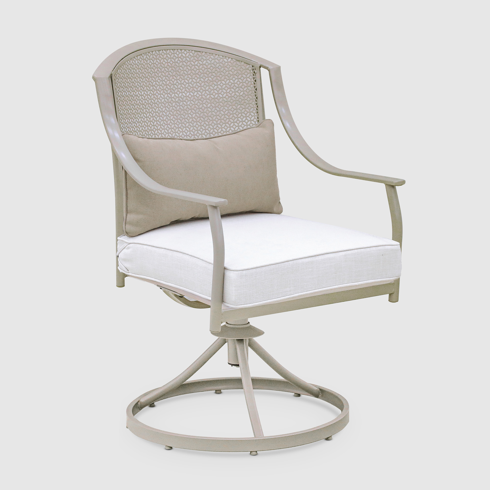 Комплект мебели Greenpatio с вращающимися стульями 5 предметов, цвет тауп, размер 122х70 - фото 6