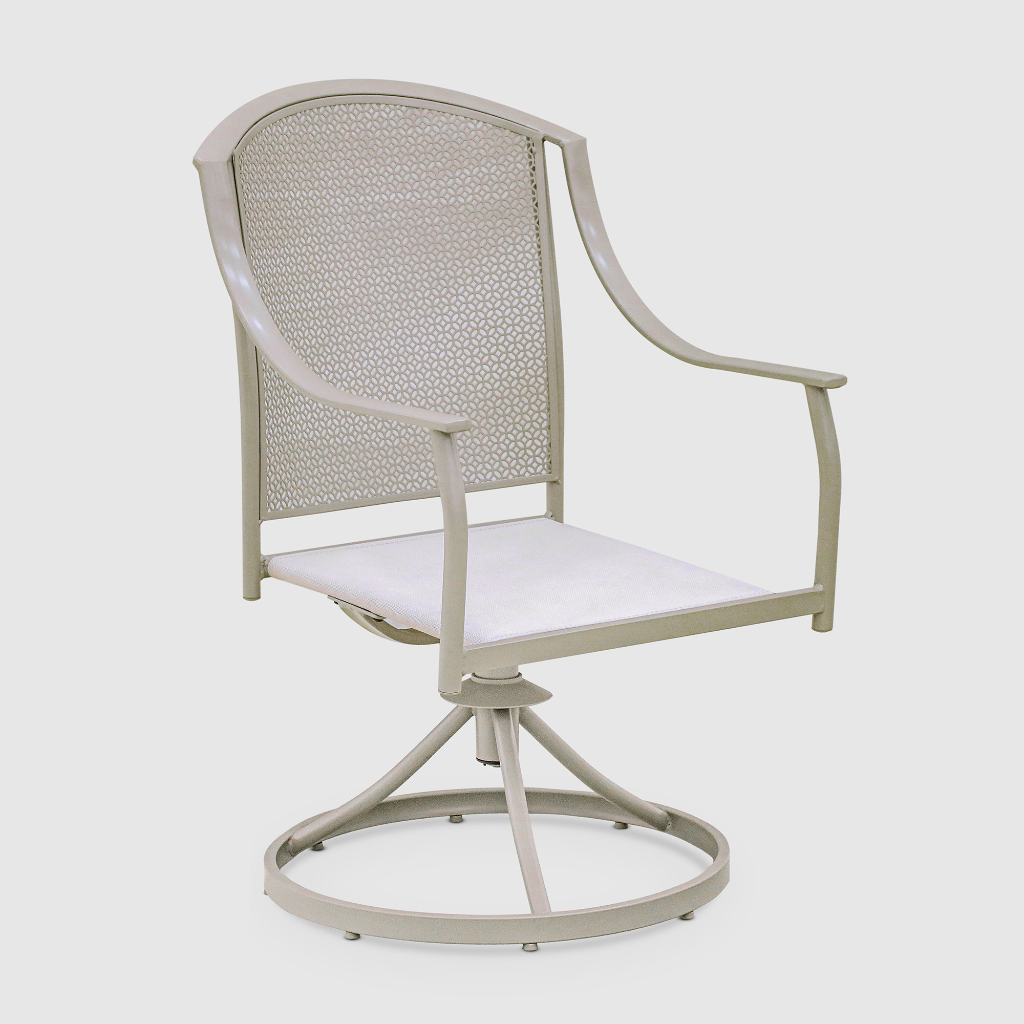Комплект мебели Greenpatio с вращающимися стульями 5 предметов, цвет тауп, размер 122х70 - фото 7