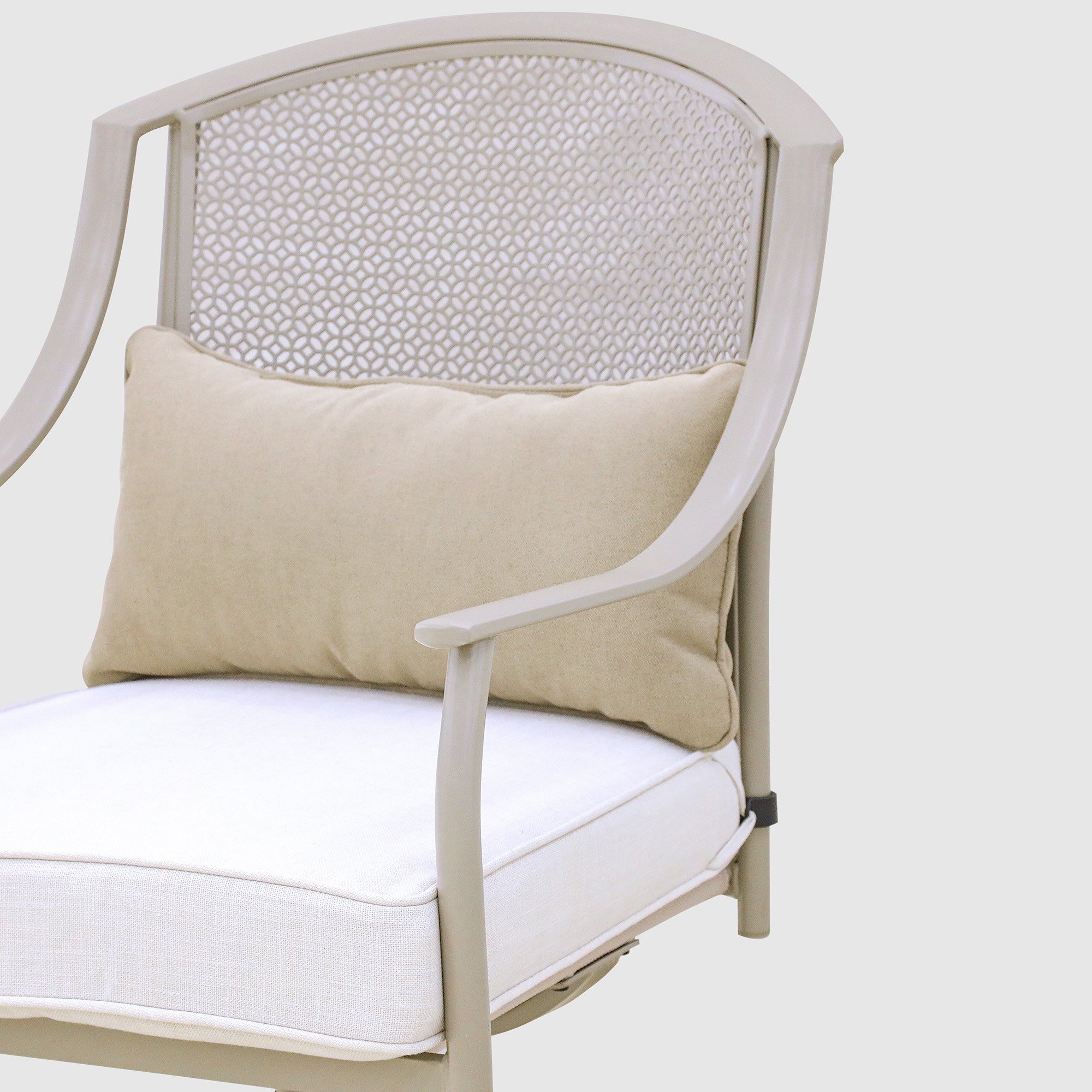 Комплект мебели Greenpatio с вращающимися стульями 5 предметов, цвет тауп, размер 122х70 - фото 10