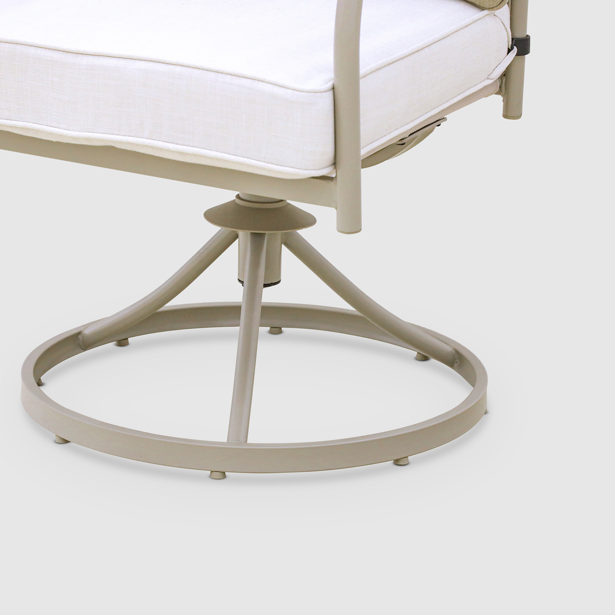 Комплект мебели Greenpatio с вращающимися стульями 5 предметов, цвет тауп, размер 122х70 - фото 12
