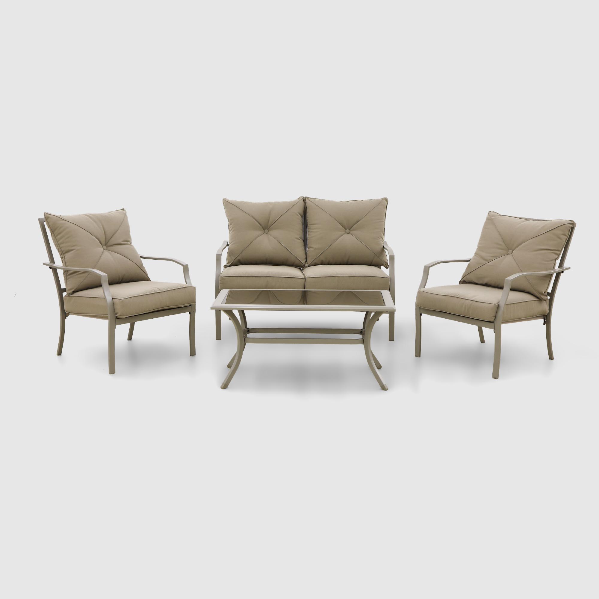 Комплект мебели Greenpatio из 4 предметов (870), цвет бежевый, размер 74.5х116.5х81.5 - фото 1