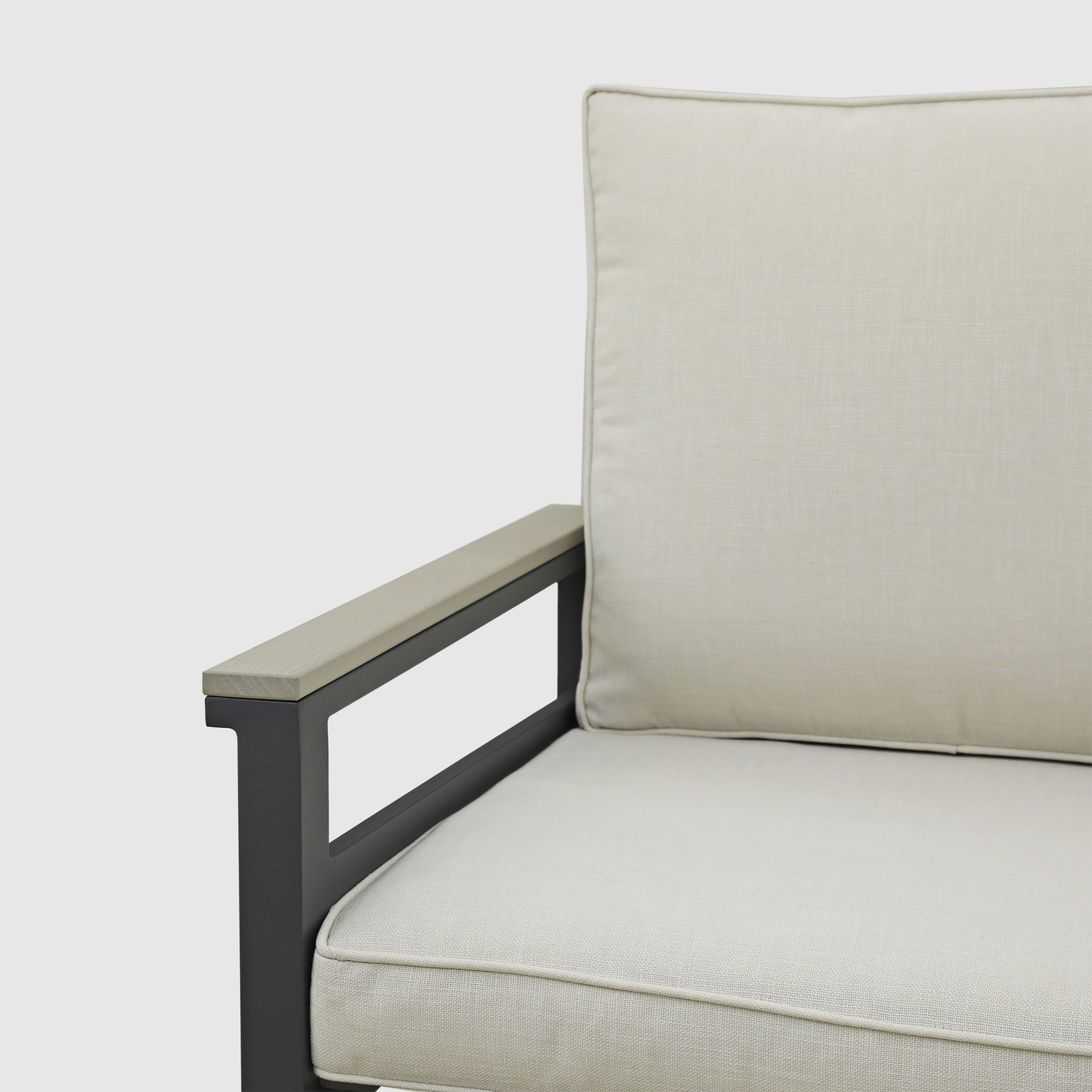 Комплект мебели Greenpatio 7 предметов, цвет антрацитовый, размер 73х126х74/73х60х74/73х73х74 - фото 16