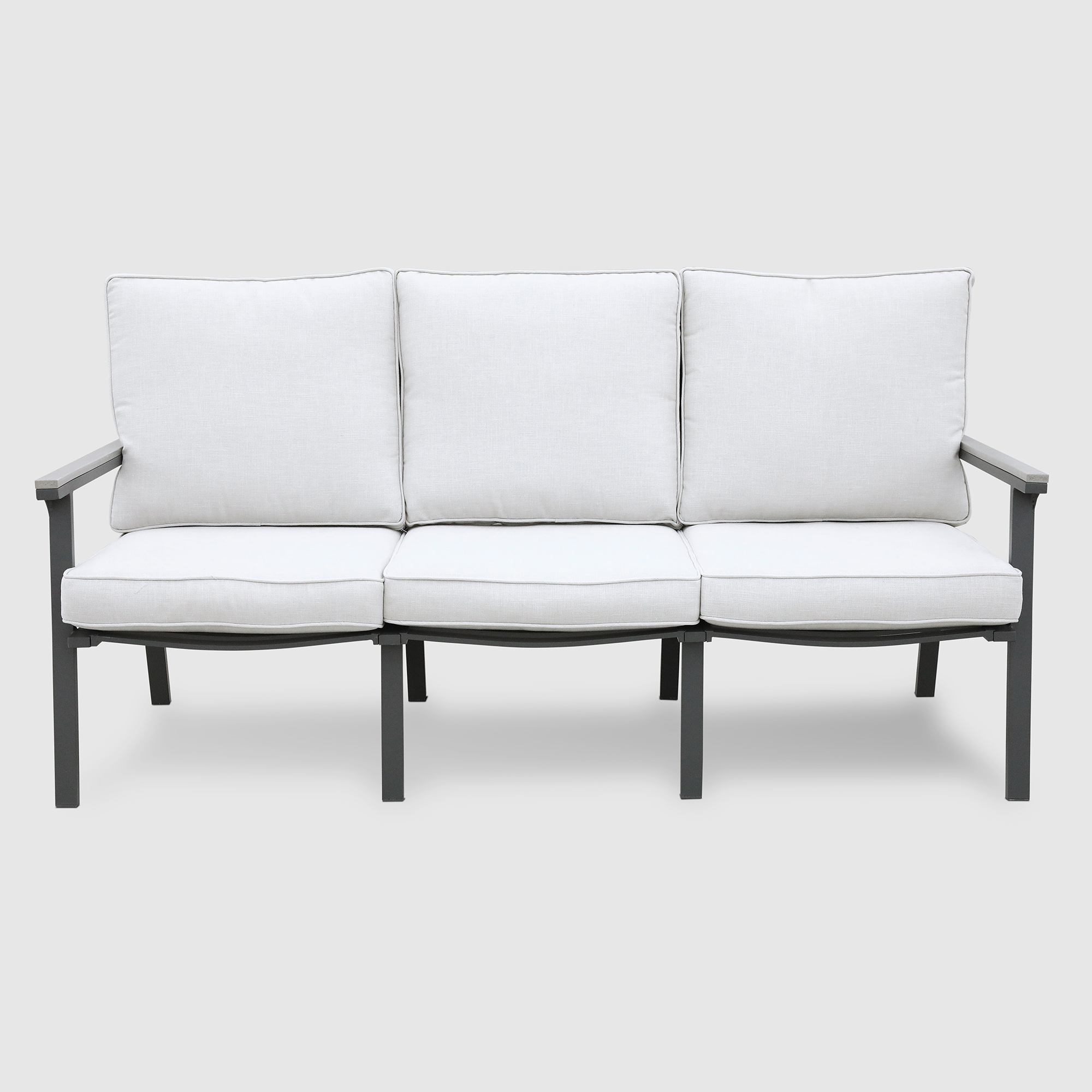 Комплект мебели Greenpatio серый с белым 4 предмета, цвет белый, размер 180х79х80 - фото 15