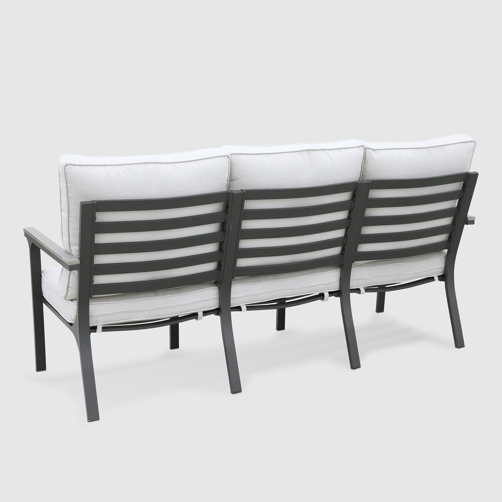 Комплект мебели Greenpatio серый с белым 4 предмета, цвет белый, размер 180х79х80 - фото 17