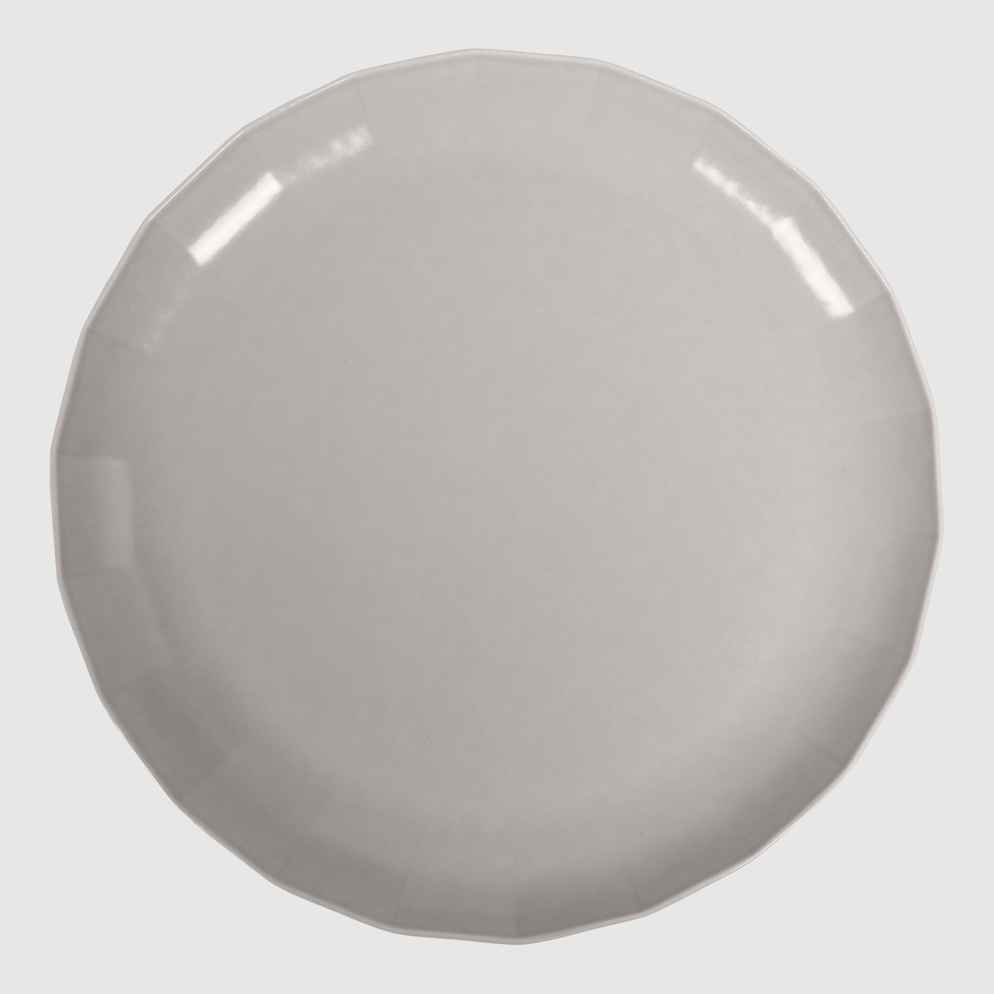 Набор тарелок Kutahya porselen Bevel серый 24 см 2 шт тарелка kutahya porselen teos 28 см