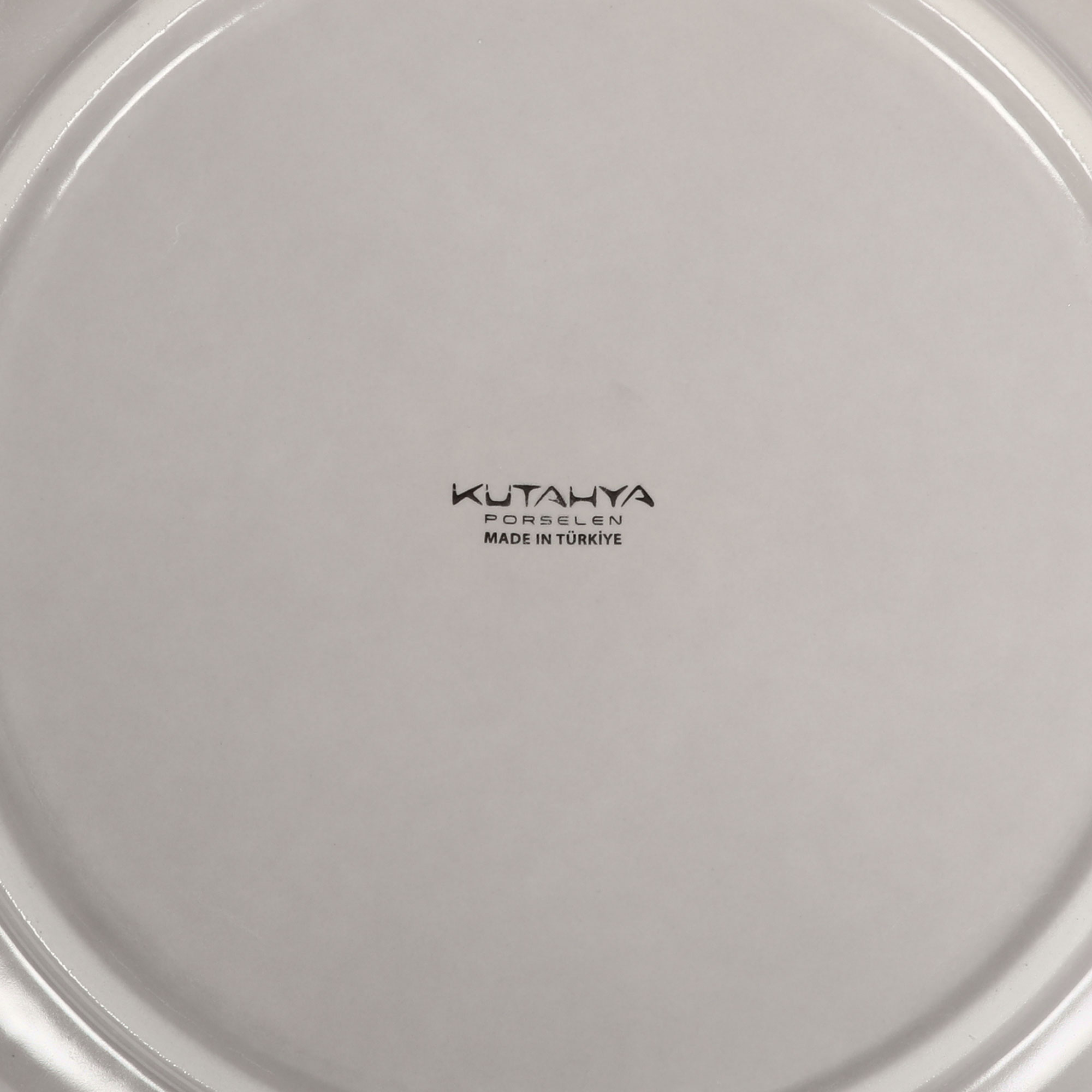 Набор тарелок Kutahya porselen Bevel серый 24 см 2 шт - фото 3