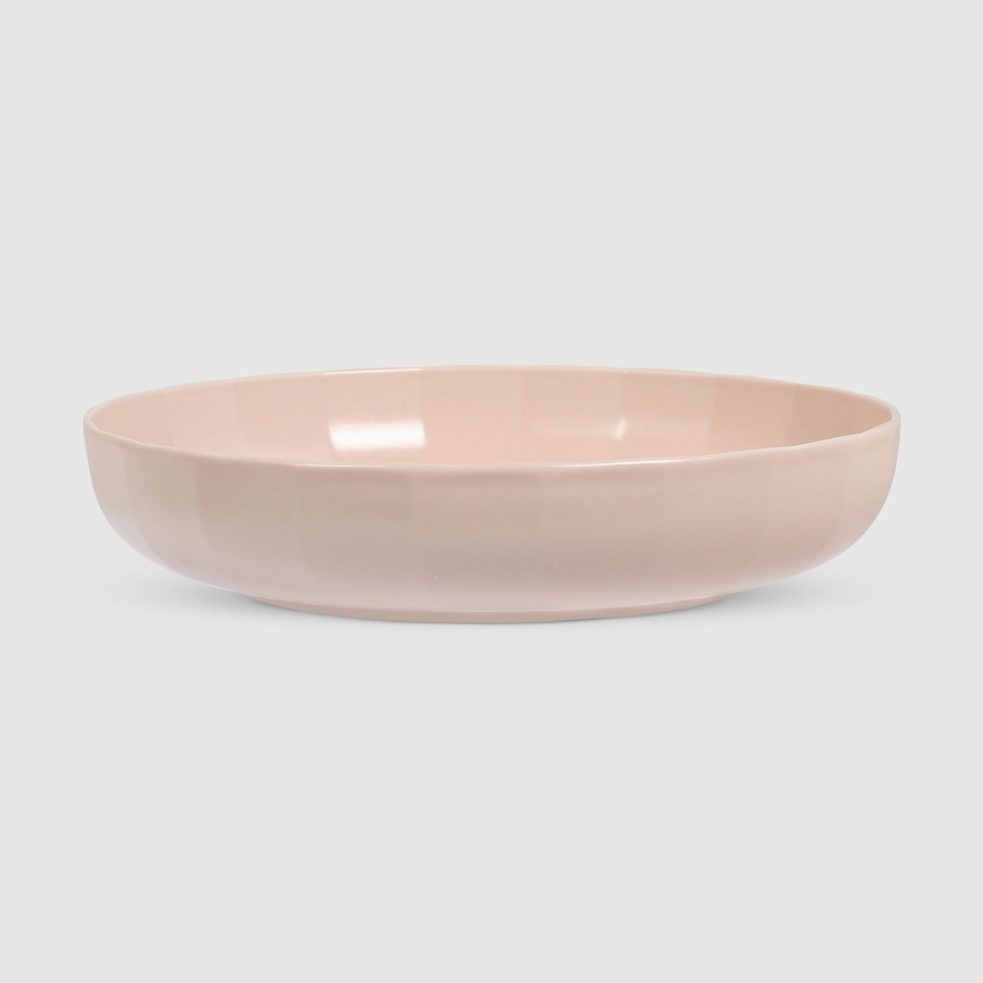 Набор глубоких тарелок Kutahya porselen Bevel розовый 21 см 2 шт - фото 2