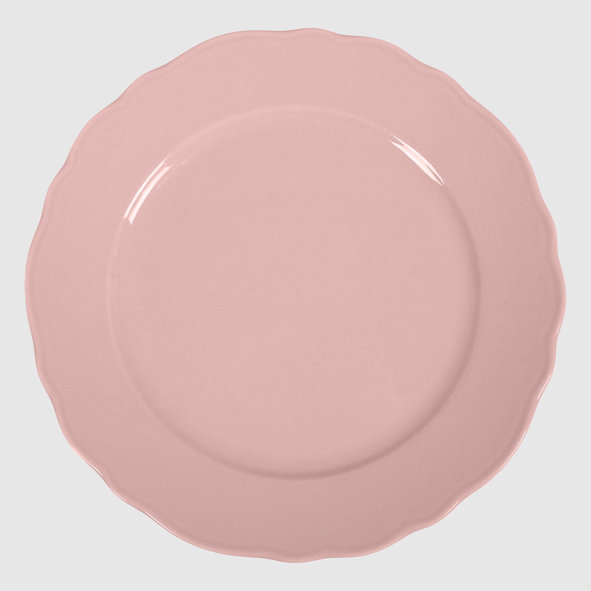 тарелка бумажная 1 год розовая 18 см 10 шт Тарелка Kutahya porselen Lar розовая 26 см