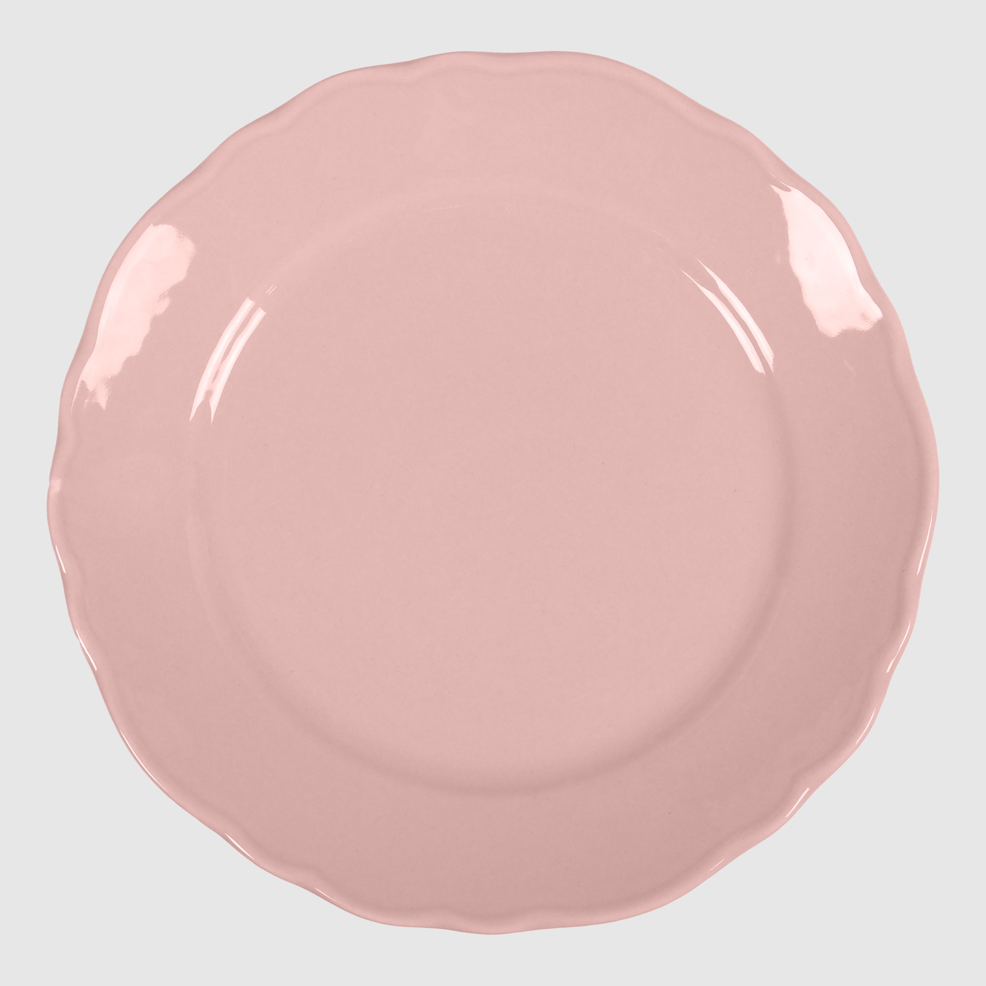 тарелка бумажная 1 год розовая 18 см 10 шт Тарелка Kutahya porselen Lar розовая 19 см