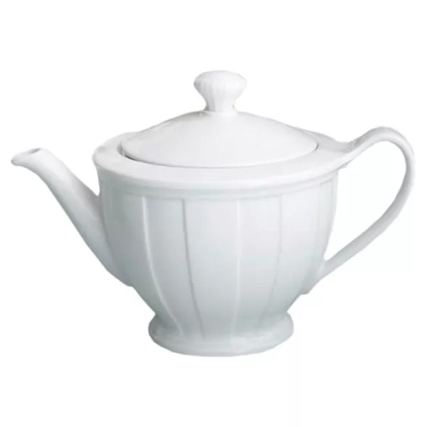 Чайник Cmielow Oktawa недекорированный 1,1 л, цвет белый