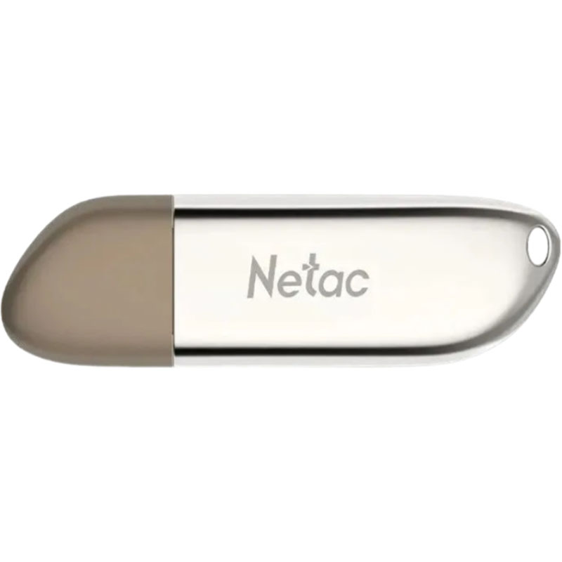 Флеш-накопитель Netac U352 64 Гб, цвет серебристый