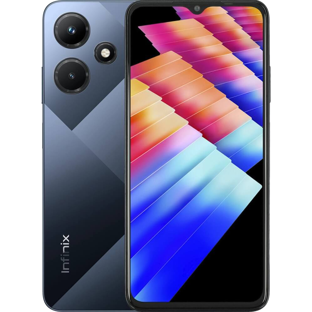 Смартфон Infinix Hot 30i 4+128 ГБ черный смартфон infinix hot 30i 4 128 гб черный