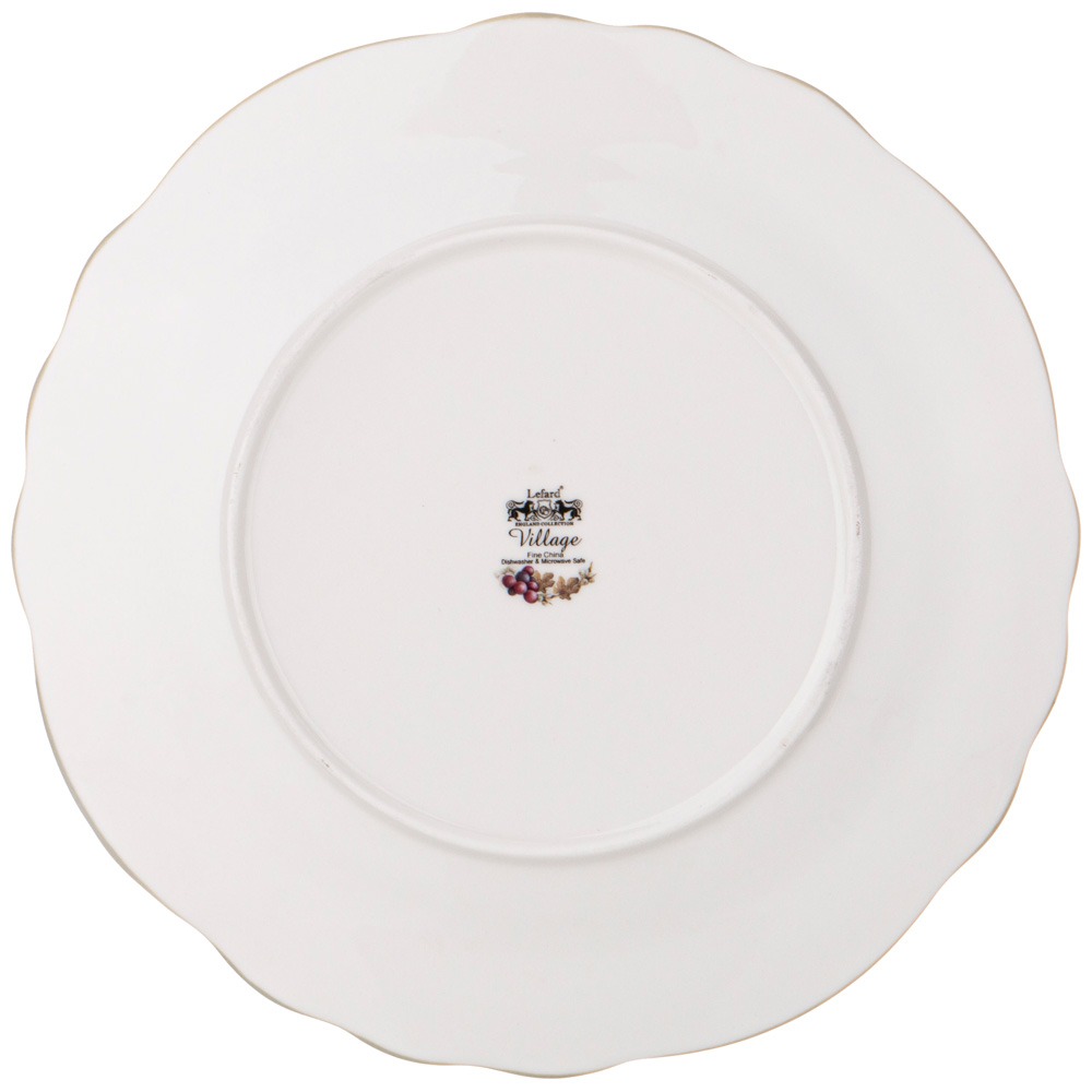 Набор закусочных тарелок Lefard Village 85-1884 инжир 20,5 см 2 шт, цвет белый - фото 2