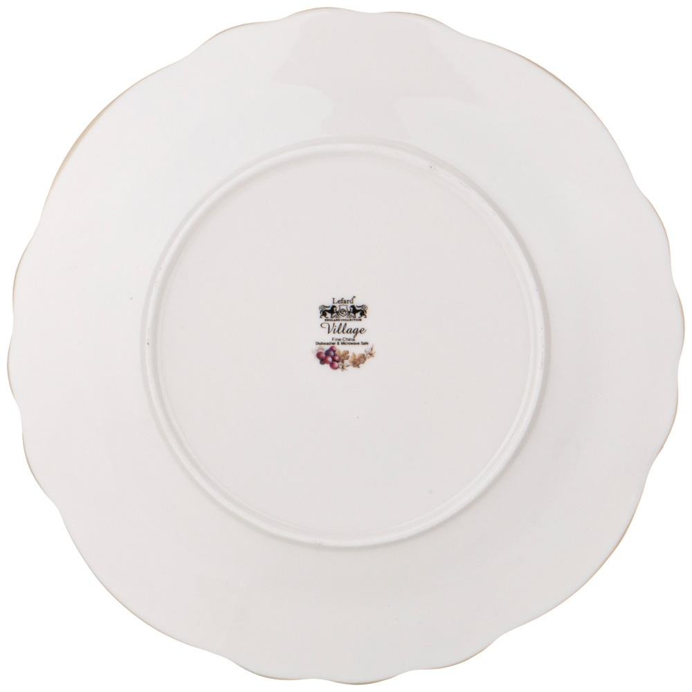 Набор обеденных тарелок Lefard Village 85-1885 инжир 25,5 см 2 шт, цвет белый - фото 2