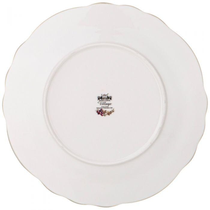 Набор обеденных тарелок Lefard Village 85-1886 инжир 25,5 см 2 шт, цвет белый - фото 2