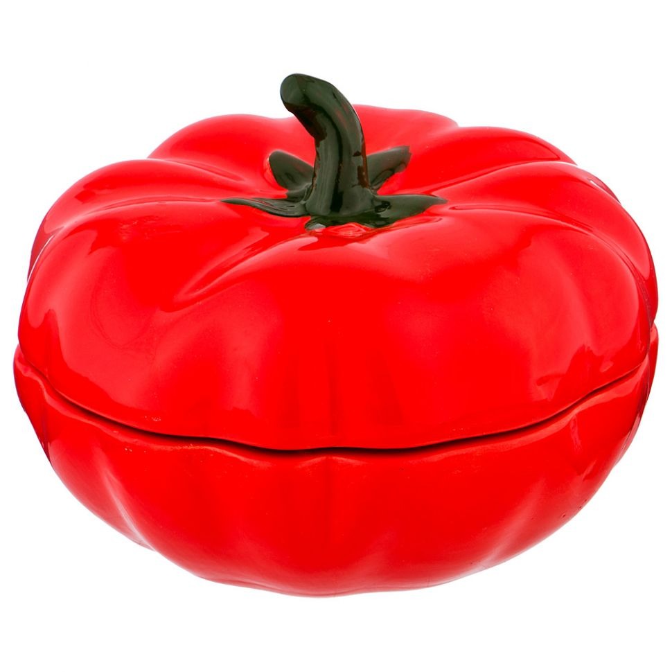 фото Блюдо для запекания agness с крышкой томат 500 мл