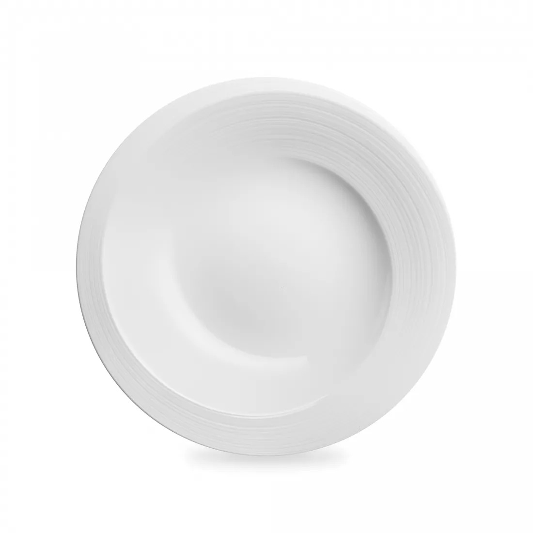 Тарелка суповая Narumi Воздушный белый 23 см тарелка суповая narumi сверкающая платина 23 см