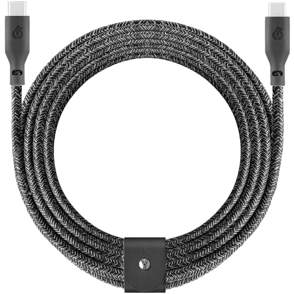 Кабель uBear Trend Cable USB-C 2,4 м черный - фото 3