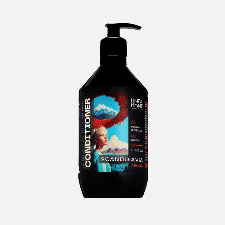 Кондиционер для волос Lineahome Scandinavia aroma 600мл шампунь кондиционер для волос 2 в 1 супер кокос 450 мл cafe mimi
