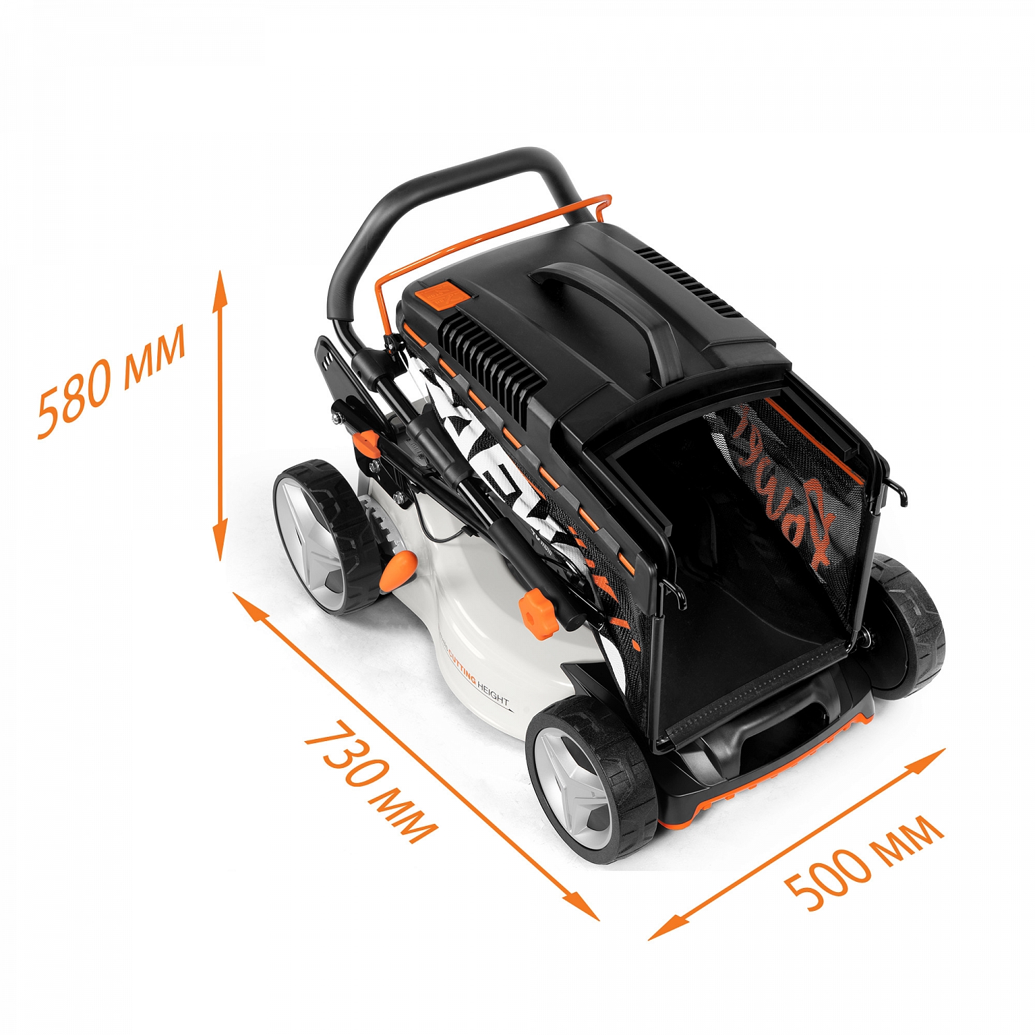 фото Газонокосилка аккумуляторная с ассинхронным двигателем daewoo dlm 4240li