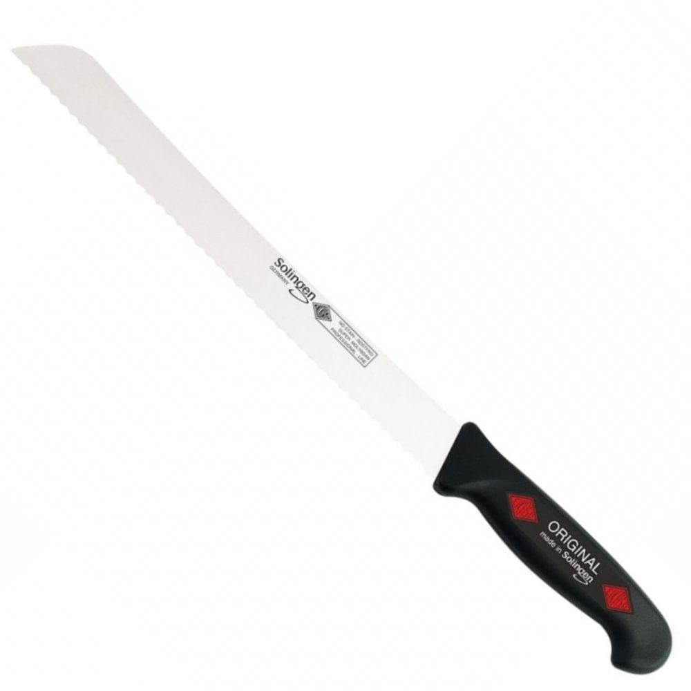 Нож Eikaso Ergo хлебный 18 см, цвет стальной - фото 1