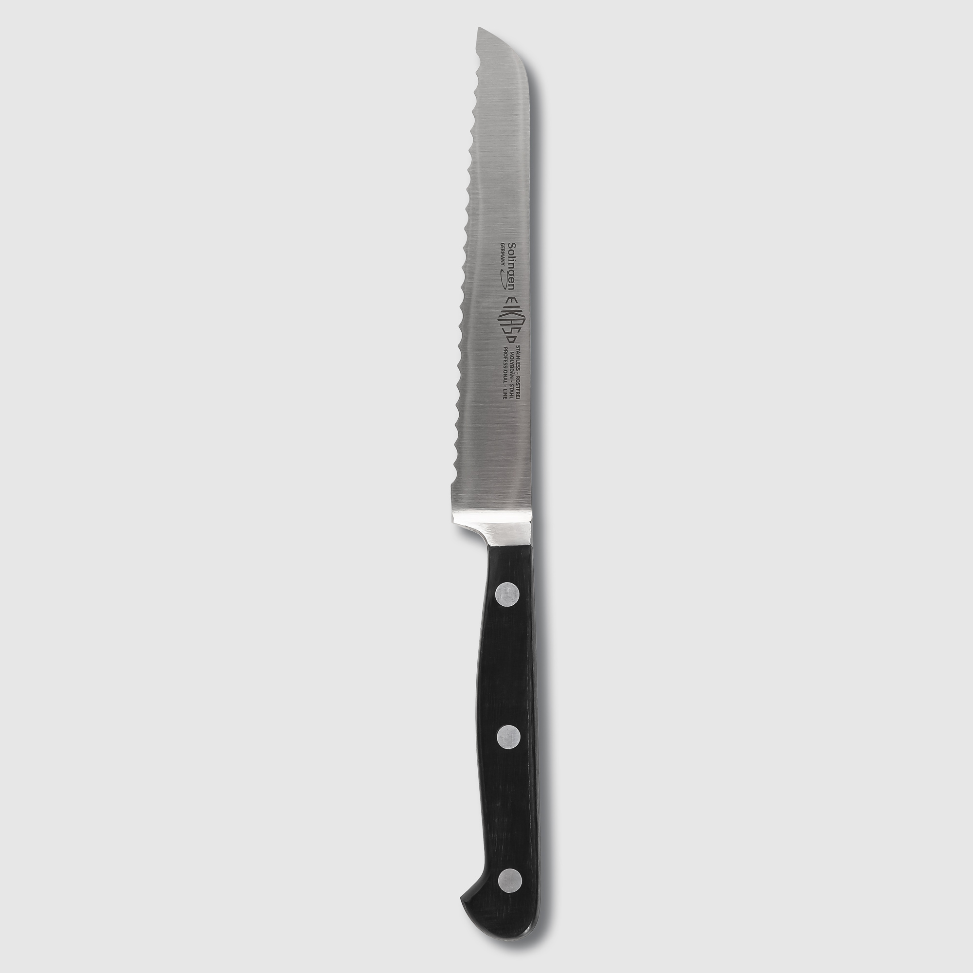 Нож Eikaso Gastro хлебный 12 см, цвет стальной
