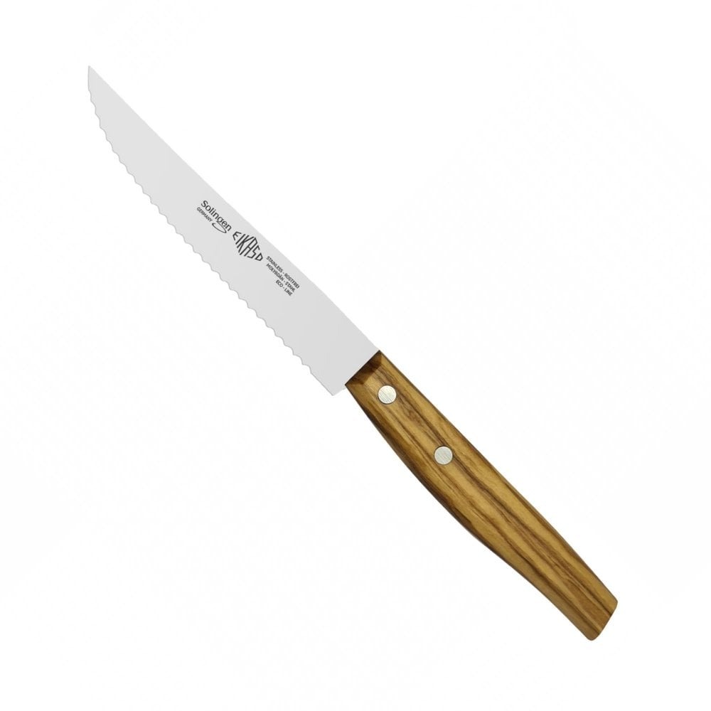 Нож Eikaso Solingen для стейка 12 см, цвет стальной - фото 1