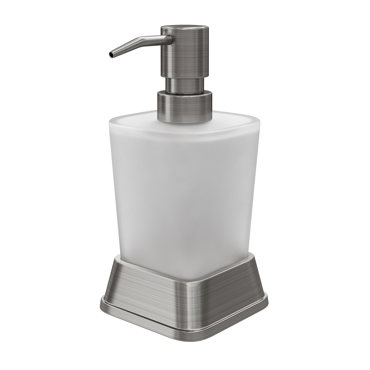 Дозатор WasserKRAFT Amper для жидкого мыла, цвет никель - фото 1