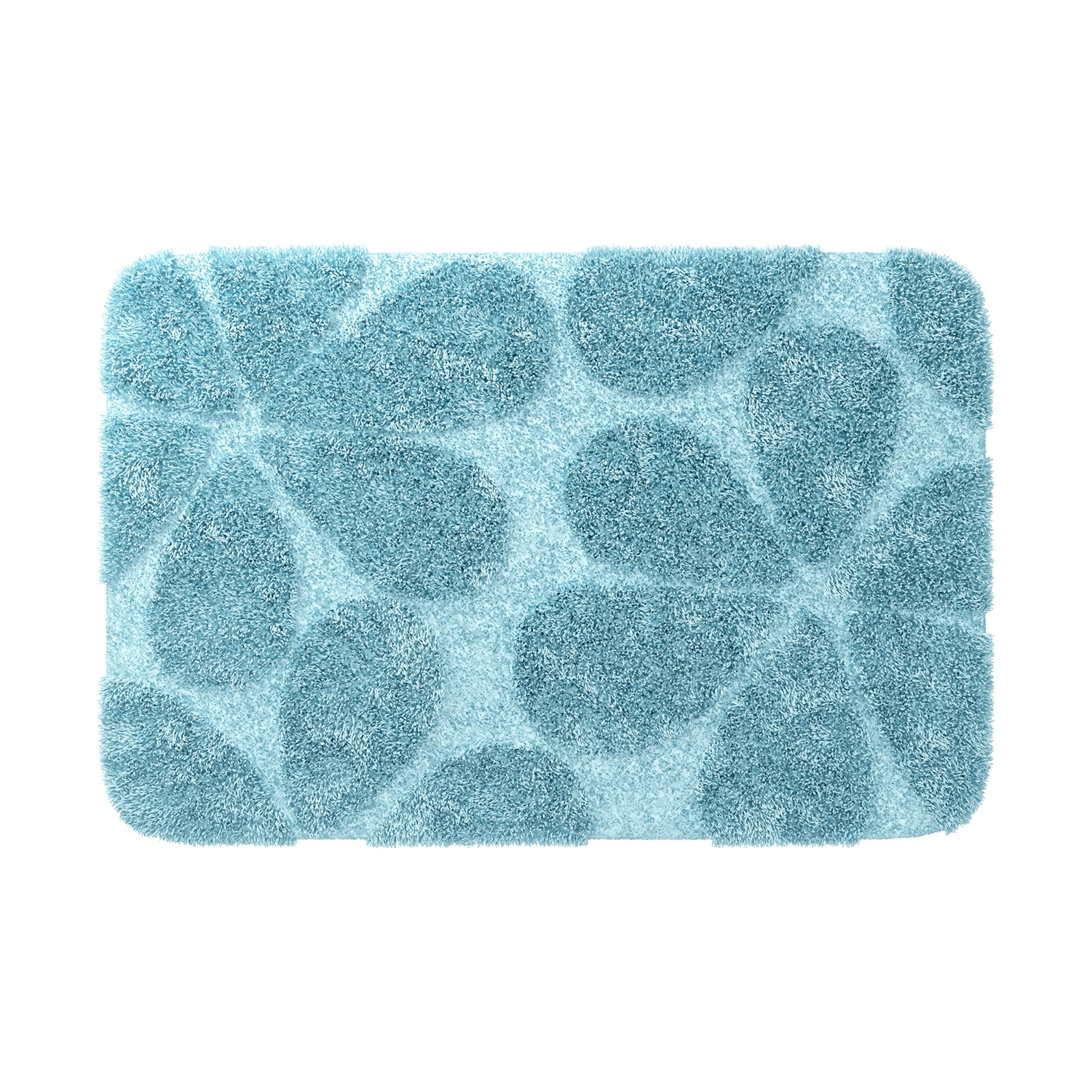 Коврик для ванной WasserKRAFT Diemel Clearwater, цвет голубой