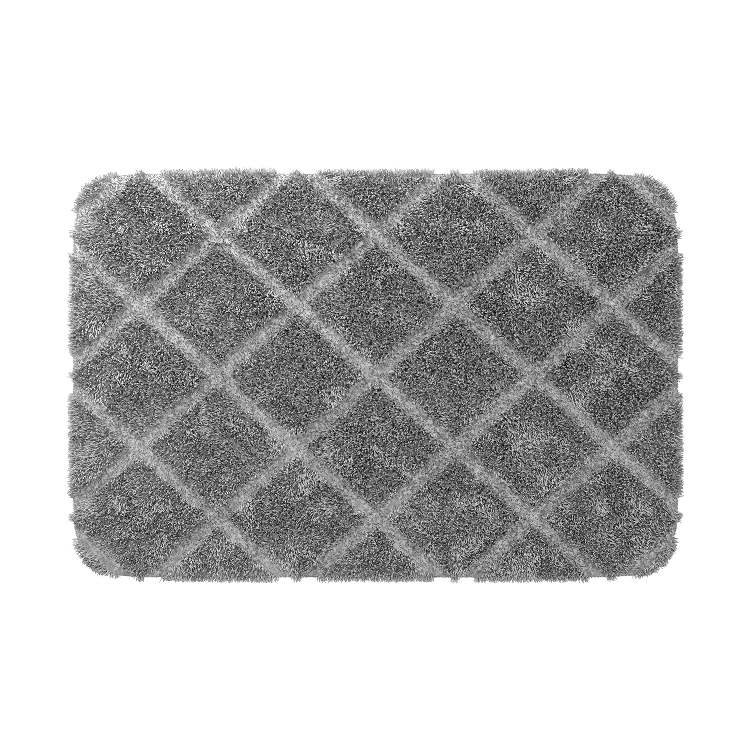 Коврик для ванной WasserKRAFT Lippe Micro Chip, цвет серый
