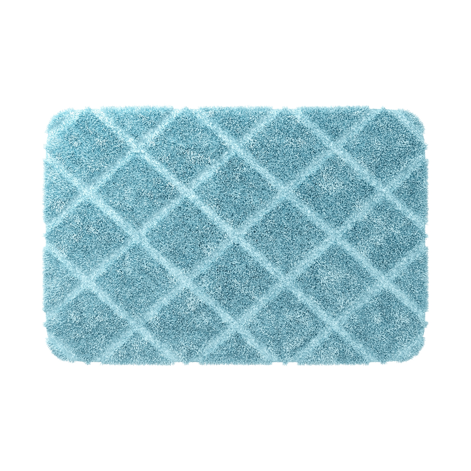 Коврик для ванной WasserKRAFT Lippe Clearwater, цвет голубой