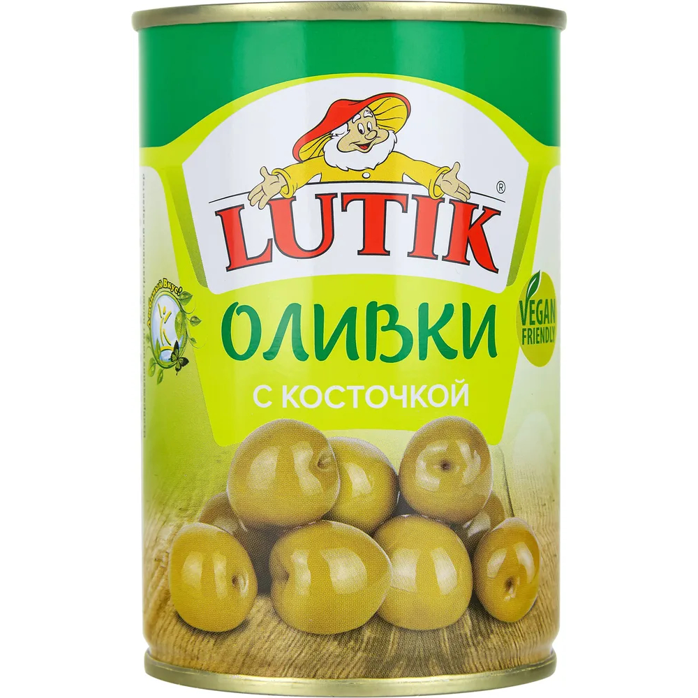 Оливки Lutik с косточкой 280 г