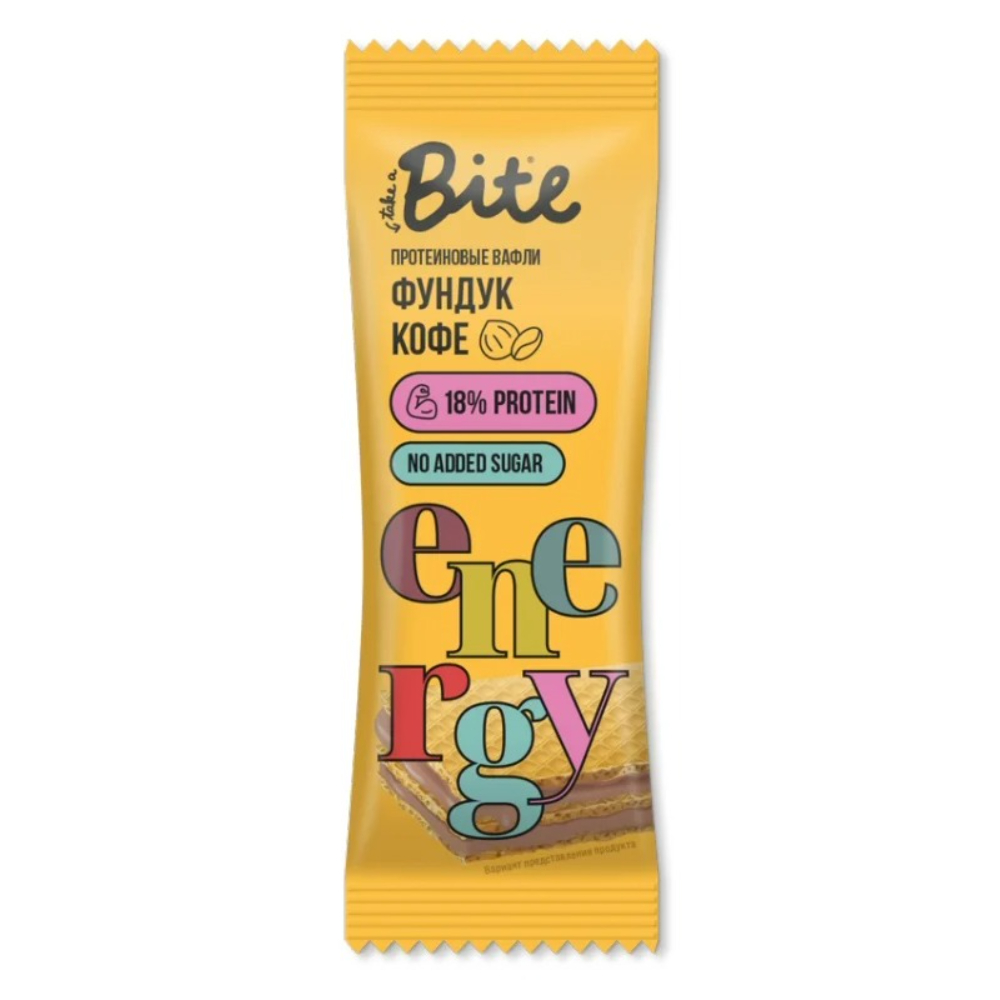 Вафли Take a Bite фундук и кофе 35 г