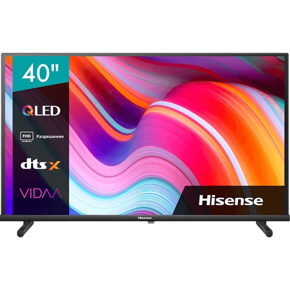Телевизор Hisense 40A5KQ, цвет черный
