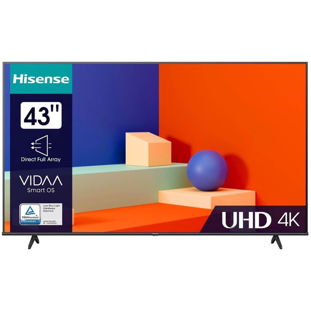 Телевизор Hisense 43A6K, цвет черный - фото 1