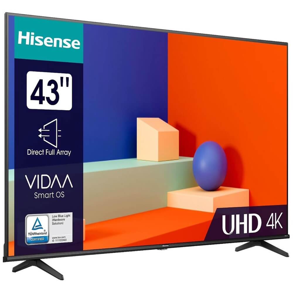 Телевизор Hisense 43A6K, цвет черный - фото 4