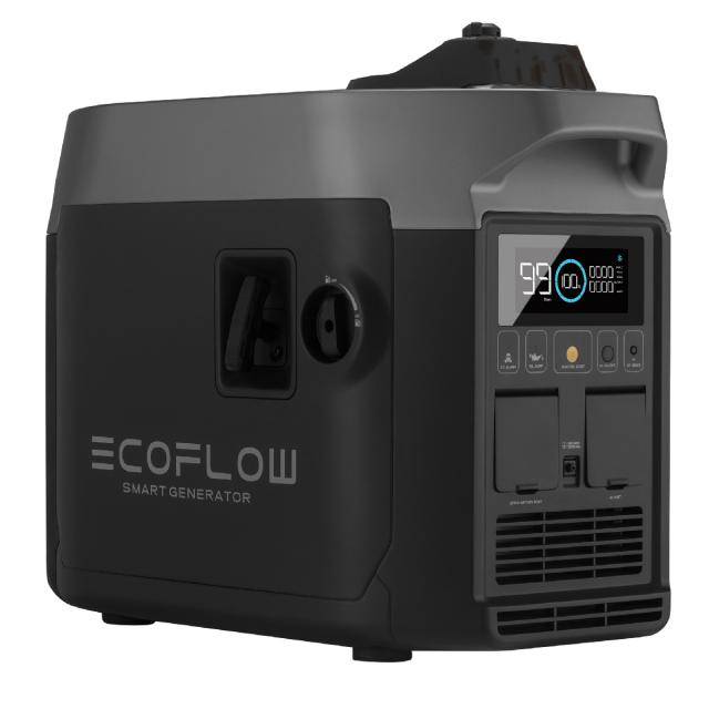 Генератор двухтопливный Ecoflow Smart Generator, цвет черный R80N-i - фото 3