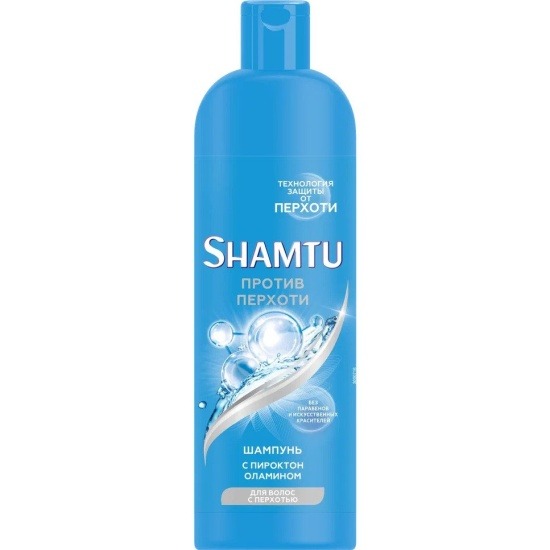Шампунь Shamtu Против перхоти с пиритионом цинка 500 мл invit шампунь от перхоти с цинк пиритионом и климбазолом zinc pyrithione shampoo polza 150