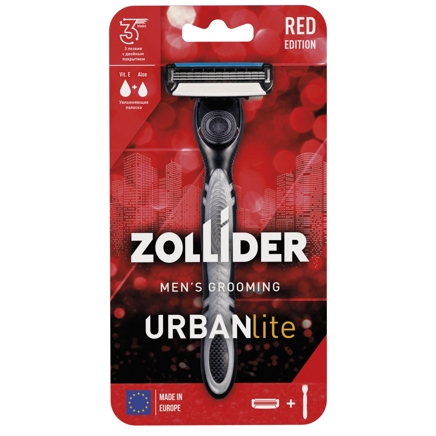 фото Системный станок с 1 кассетой zollider urban lite 3 лезвия