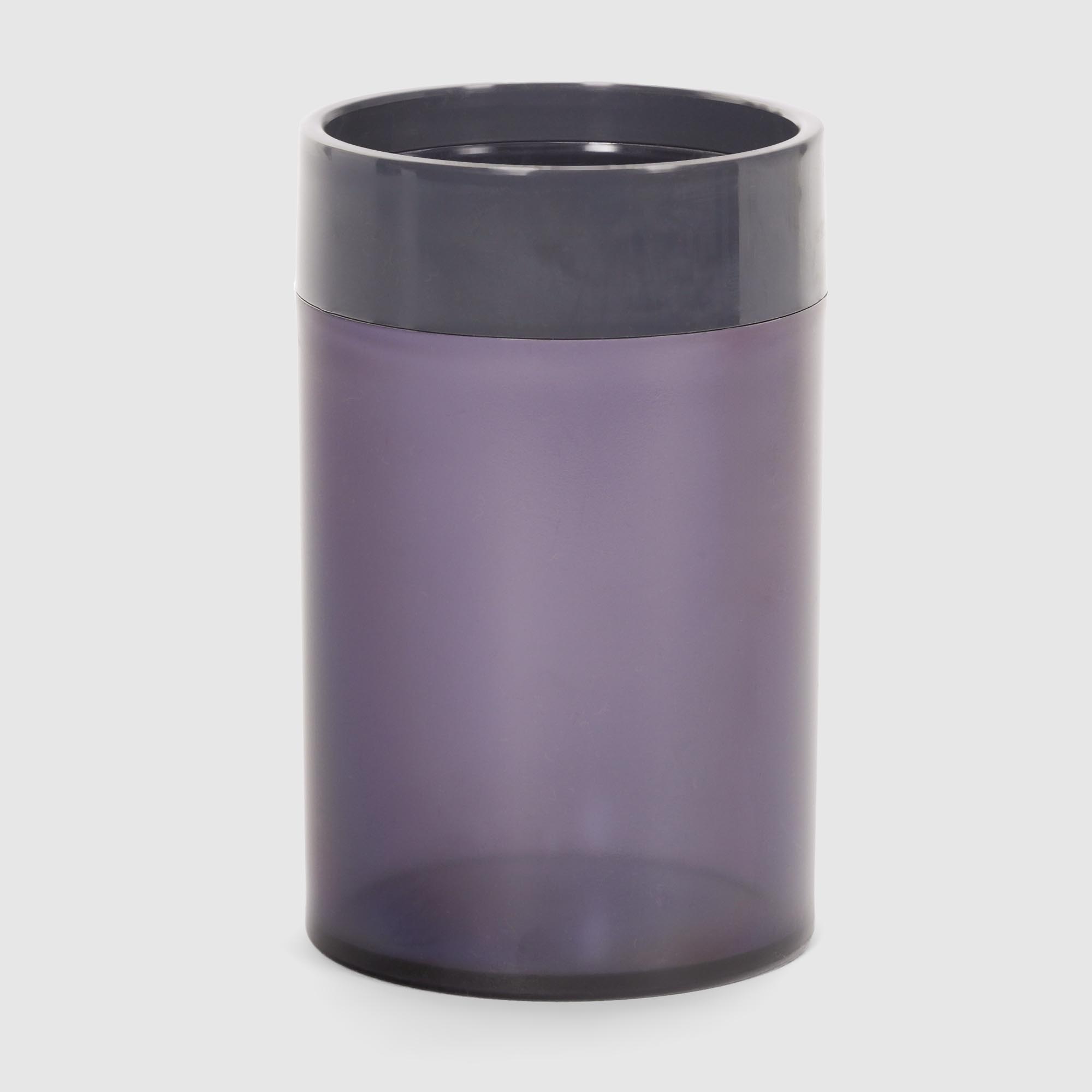Стакан для зубных щеток Baroness Sanitary фиолетовый в ассортименте складной силиконовый стакан для кофе фиолетовый