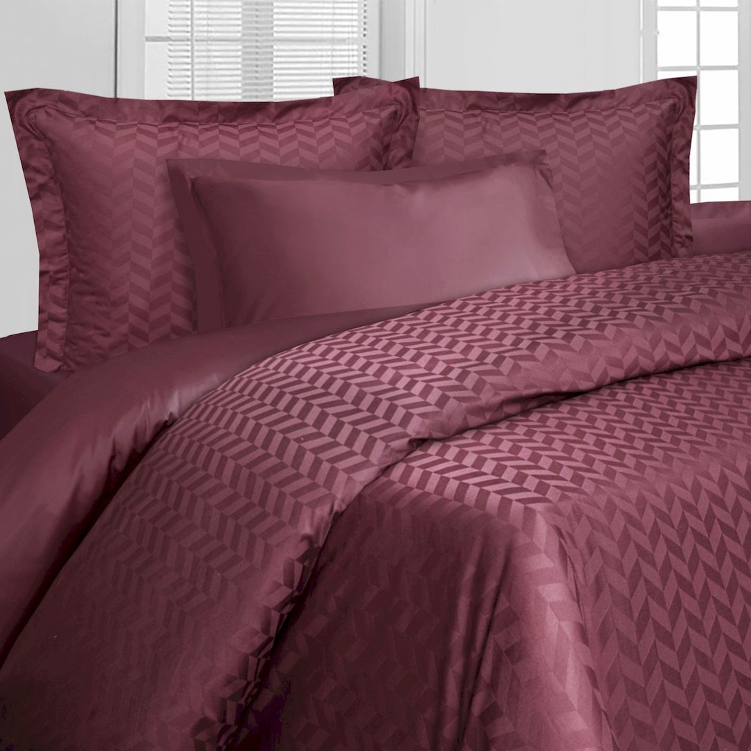 Комплект постельного белья Mona Liza Royal Двуспальный Бордовый комплект постельного белья mona liza двуспальный бязь