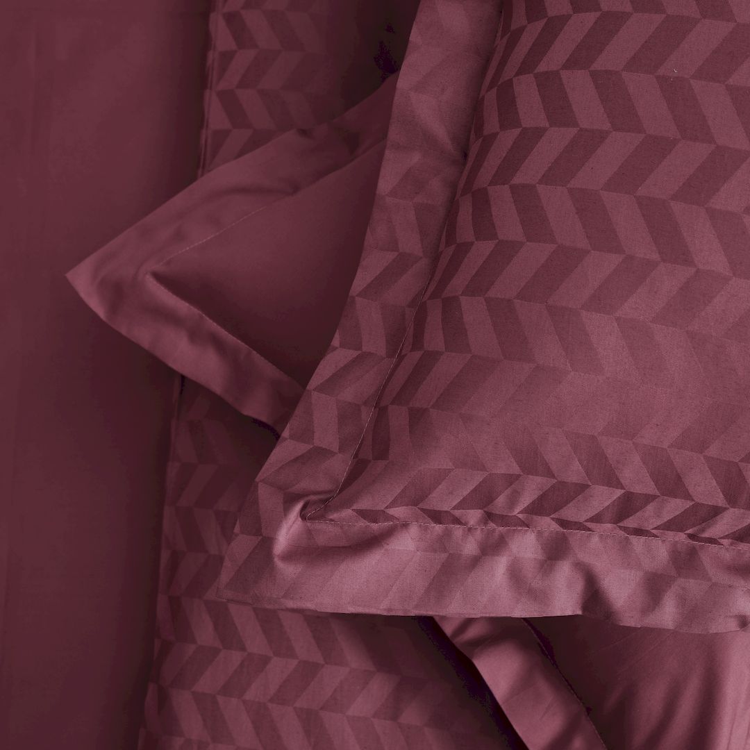Комплект постельного белья Mona Liza Royal Двуспальный Бордовый, размер Двуспальный - фото 2