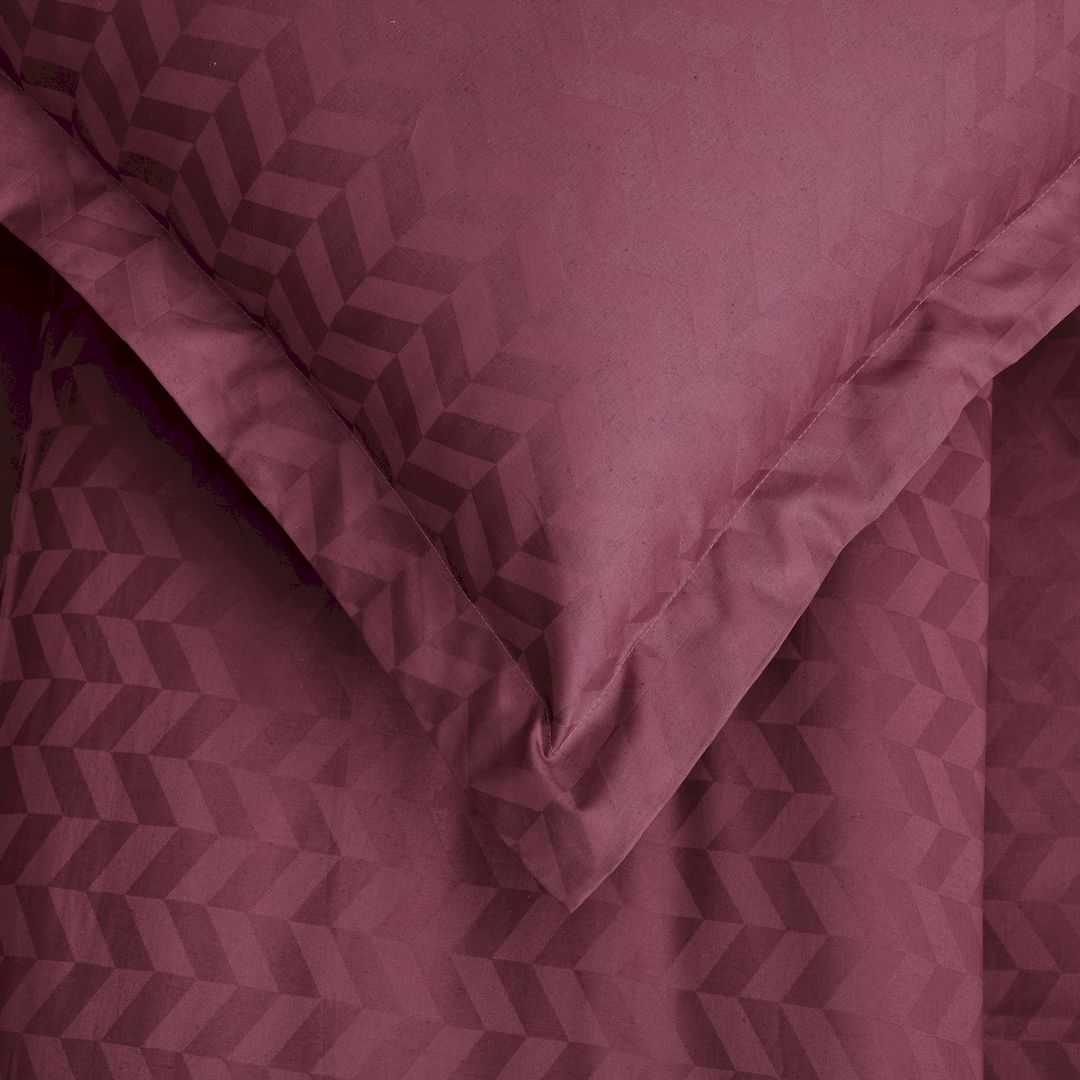 Комплект постельного белья Mona Liza Royal Двуспальный Бордовый, размер Двуспальный - фото 3