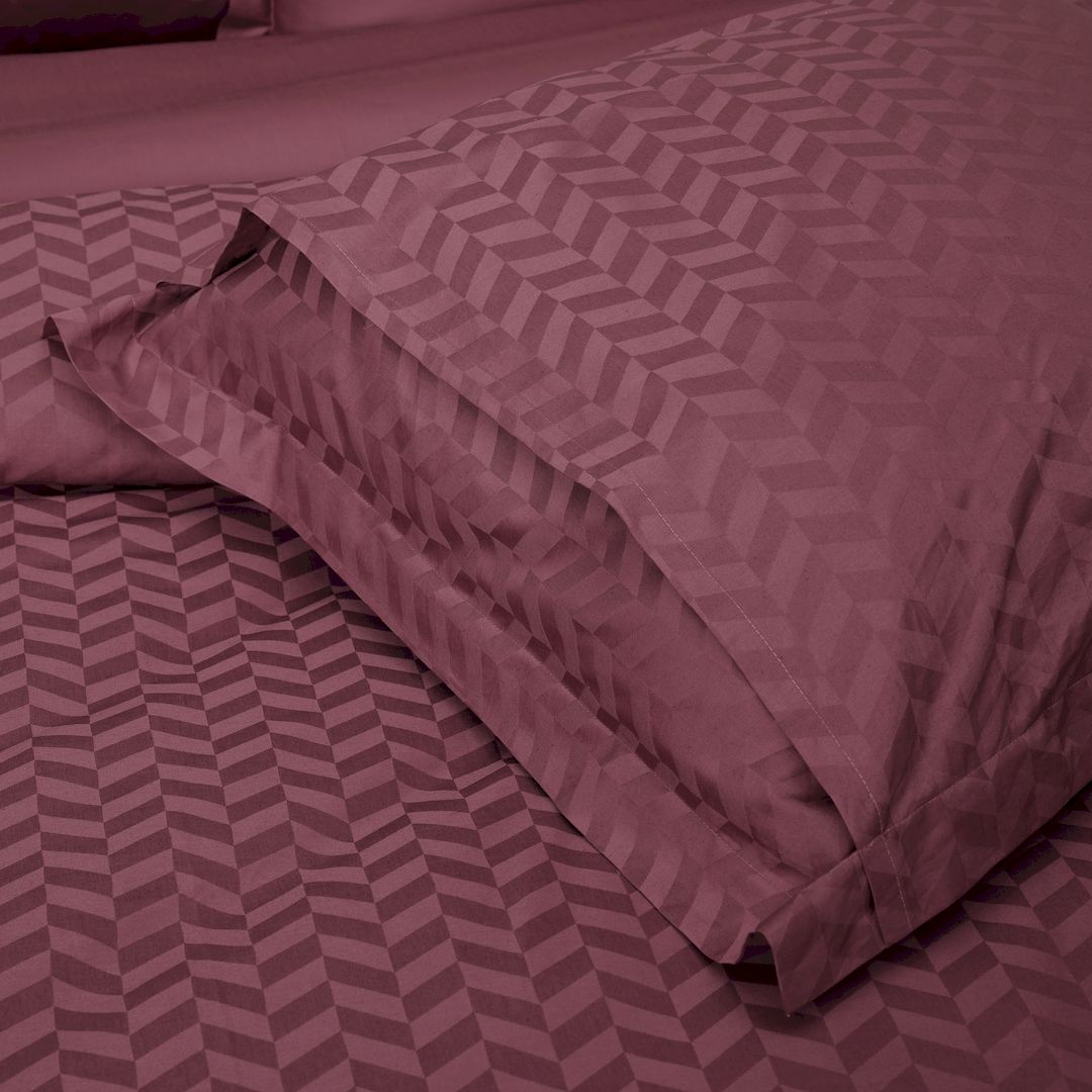Комплект постельного белья Mona Liza Royal Двуспальный Бордовый, размер Двуспальный - фото 5