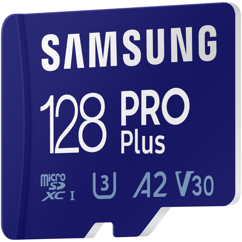 Карта памяти Samsung Pro Plus MicroSDXC 128 Гб с адаптером
