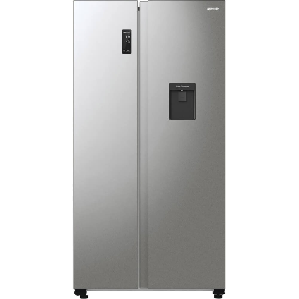 Холодильник Gorenje NRR9185EAXLWD, цвет серебристый - фото 1