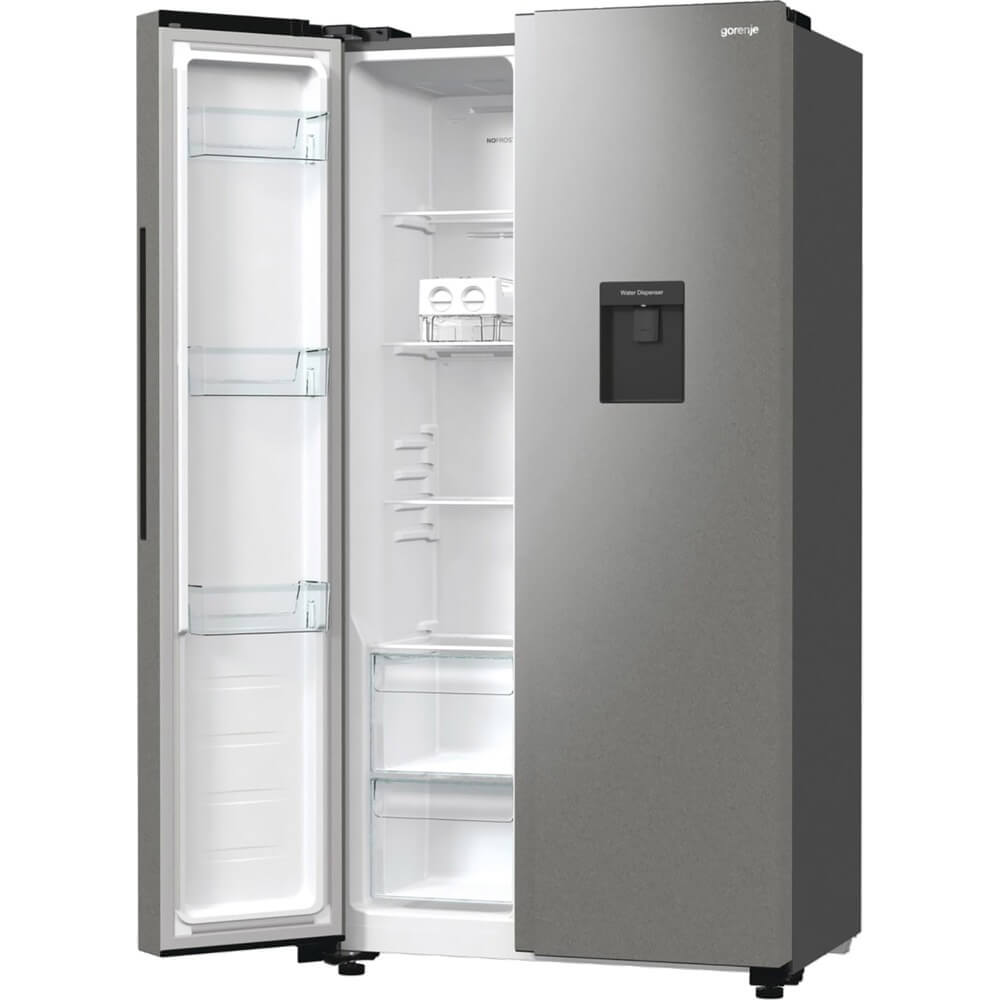 Холодильник Gorenje NRR9185EAXLWD, цвет серебристый - фото 3